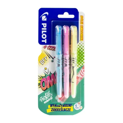Zakre�lacz wymazywalny Frixion light soft Pilot blister 3 kolory