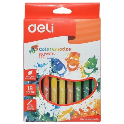 Deli Pastele olejne Color Emotion 18 kolor�w 18 szt.
