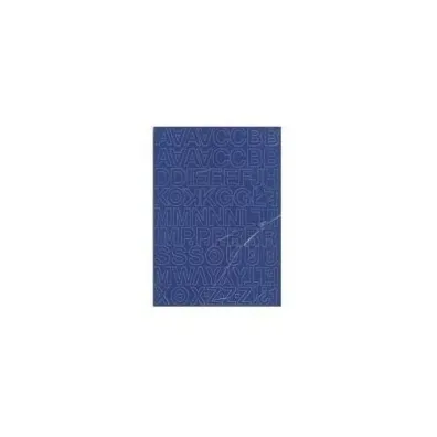 Artdruk Litery samoprzylepne 2,5 cm 8 arkuszy niebieskie
