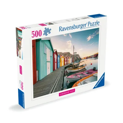 Puzzle 500 el. Przysta� dla �odzi w Smgen Ravensburger