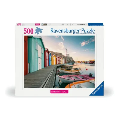 Puzzle 500 el. Przysta� dla �odzi w Smgen Ravensburger