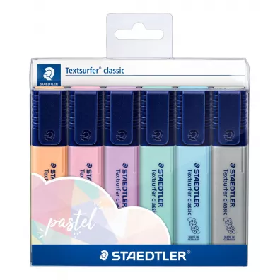 Staedtler Zakrelacz Textsurfer classic Pastel II 6 szt.