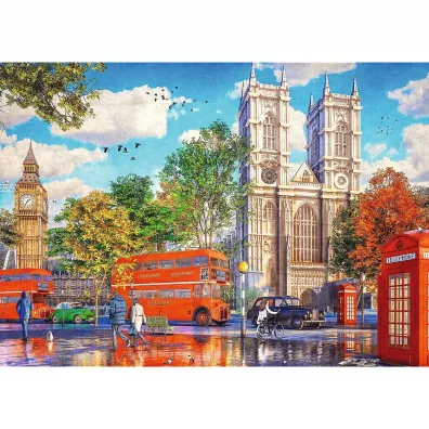 Puzzle 1000 el. Widok na Londyn Trefl