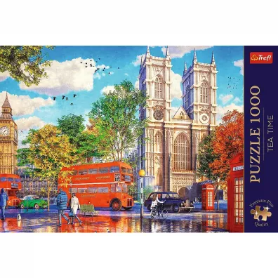 Puzzle 1000 el. Widok na Londyn Trefl