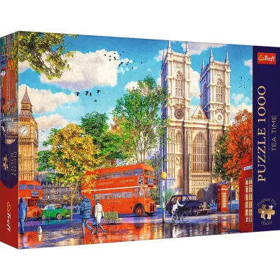 Puzzle 1000 el. Widok na Londyn Trefl