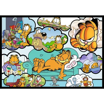 Puzzle 4x250 el. Garfield nie lubi poniedzia�k�w Trefl