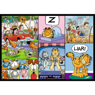 Puzzle 4x250 el. Garfield nie lubi poniedzia�k�w Trefl