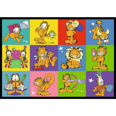 Puzzle 4x250 el. Garfield nie lubi poniedzia�k�w Trefl