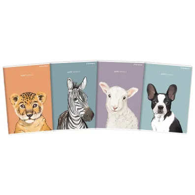 Zeszyt do s��wek top 2000 sweet animal a6/32k kratka kratka 32 kartek