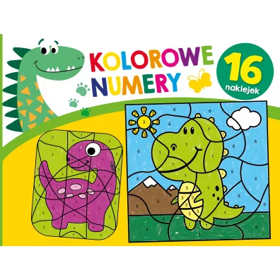Kolorowe numery. Dinozaury