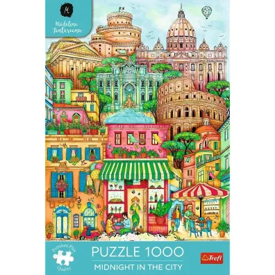 Puzzle 1000 el. O p�nocy w Rzymie Trefl