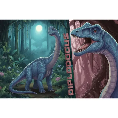 Puzzle 100 Inspired By Dino World TREFL