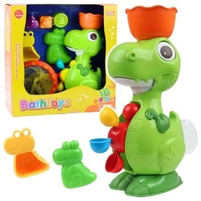 Dinozaur z m�ynkiem do k�pieli 8el LeanToys