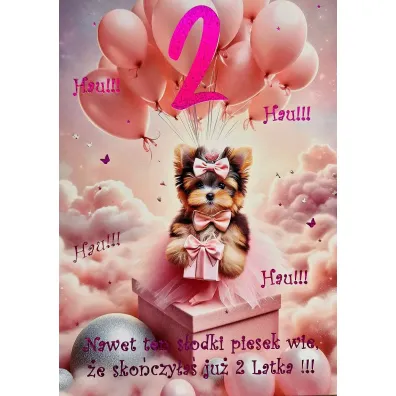 Yeku Karnet Urodziny 2 3K