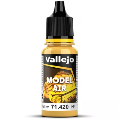 Vallejo: 71.420 - Model Air - N17 Earth Yellow 17ml