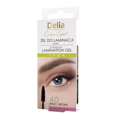 Delia Eyebrow Expert �el do laminacji brwi Br�z 4 ml