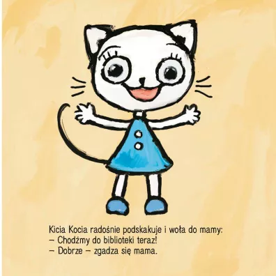 Kicia Kocia w bibliotece