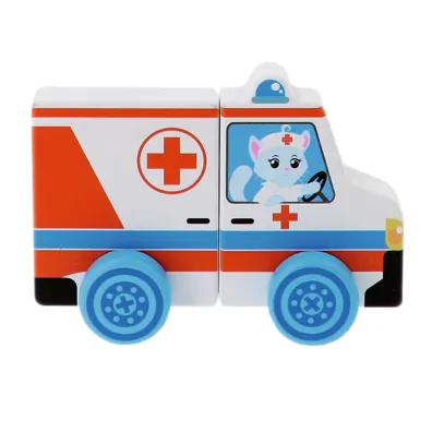 Zabawka drewniana Ambulance Tiny 61787 Trefl