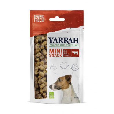 Yarrah Przysmak dla psa - mini snacki z woowin 100 g Bio