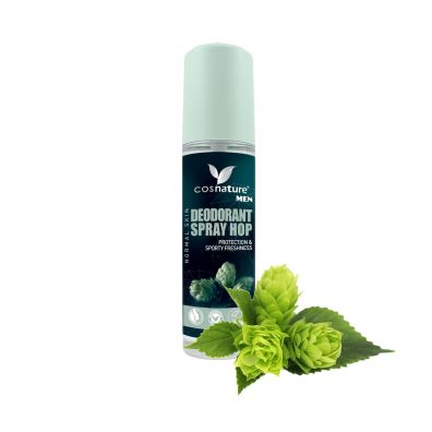 Cosnature Naturalny dezodorant w sprayu z wycigiem z szyszek chmielu dla mczyzn 75 ml