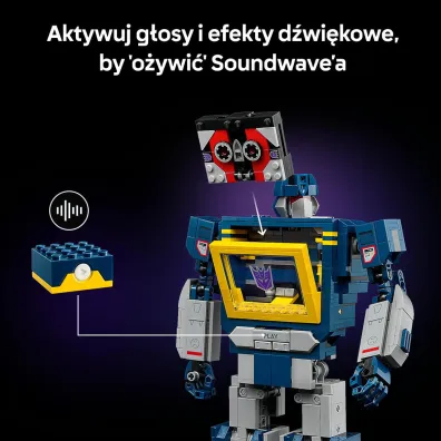 LEGO Icons Transformers: Soundwave 10358