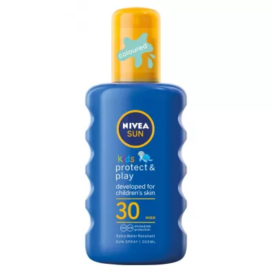 Nivea Sun Kids Protect & Play nawilajcy spray ochronny na soce dla dzieci SPF30 200 ml