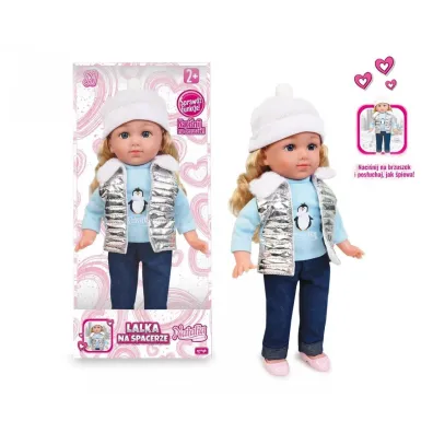 Natalia - Lalka 36cm w srebrnej kamizelce Artyk