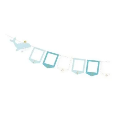 PartyDeco Girlanda na zdj�cia Wieloryb 10.5x15 cm