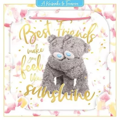 Carte Blanche Kartka holograficzna 3D Best Friends