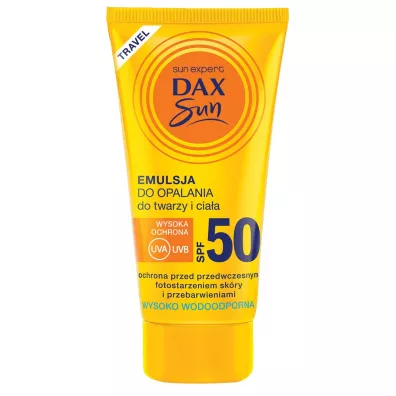 Dax Sun Sun Emulsja do opalania twarzy i ciaa SPF 50 50 ml