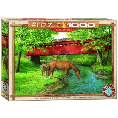 Puzzle 1000 el. Sweet Water Bridge by Weirs Eurographics