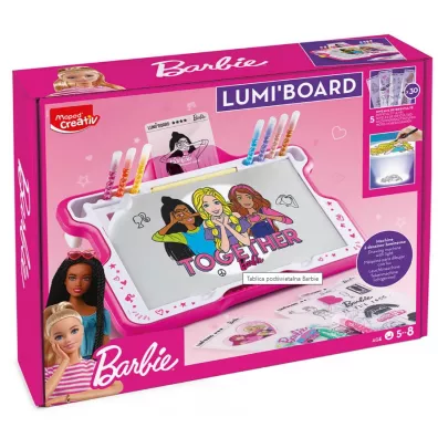 Pod�wietlana tablica Lumi Board Barbie Creativ Maped