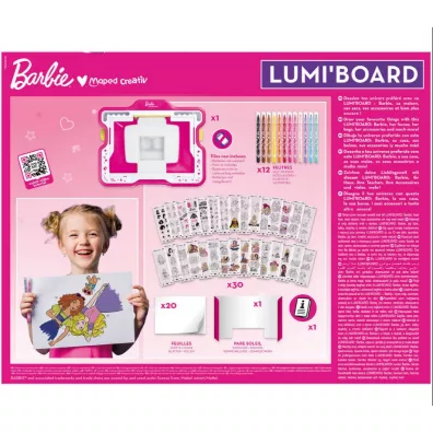 Pod�wietlana tablica Lumi Board Barbie Creativ Maped