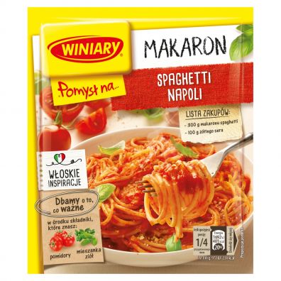 Winiary Pomys na... Makaron spaghetti Napoli 47 g