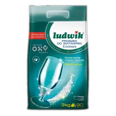 Ludwik Proszek do zmywarek 5-funkcyjny (uszkodzone opakowanie) 3 kg