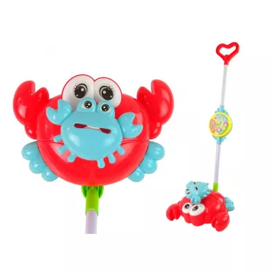 Pchacz krab czerwony z muzyk� i �wiat�em LeanToys