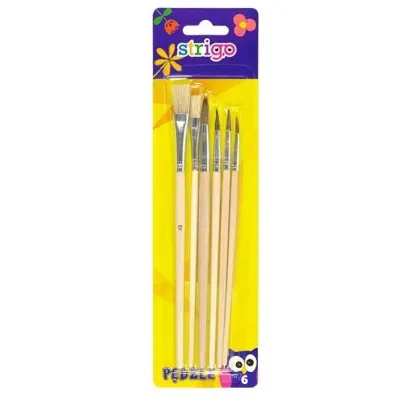 Pukka Pad Drewniane p�dzle 6 szt.