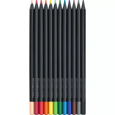 Faber-Castell Kredki tr�jk�tne Black 12 szt.