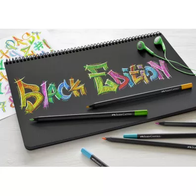 Faber-Castell Kredki tr�jk�tne Black 12 szt.