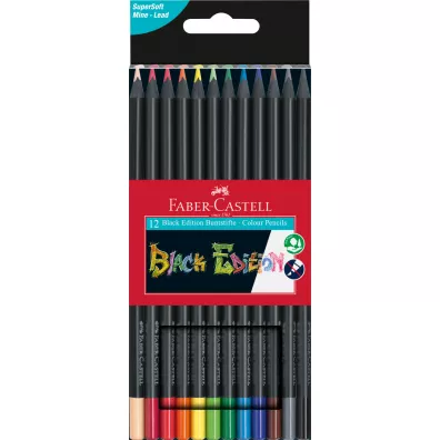 Faber-Castell Kredki tr�jk�tne Black 12 szt.