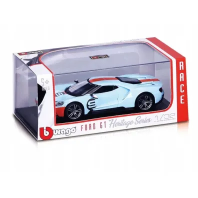 Race 2019 Ford GT Herit Light Blue 1:32 Bburago
