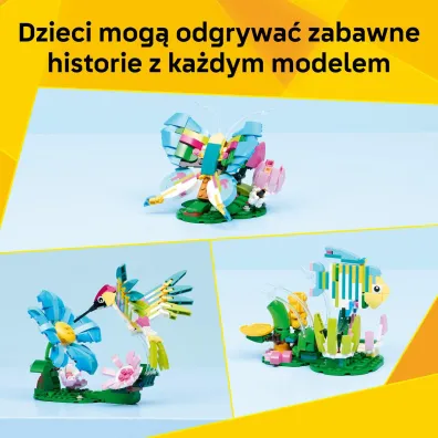 LEGO Creator Dzikie zwierz�ta: kolorowy koliber 31384