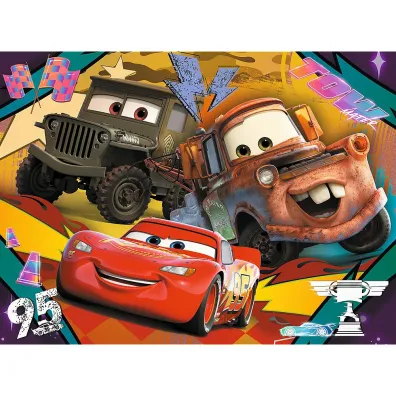 Puzzle 30 el. Rozp�dzone samochody Trefl
