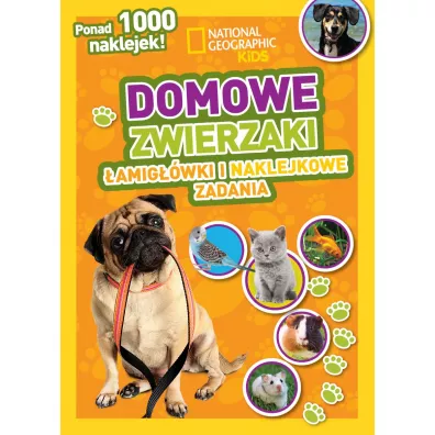 National Geographic Kids. Domowe zwierzaki. amigwki i naklejkowe zadania