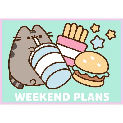 Puzzle Pusheen 4x250 Poznajcie Pusheena TREFL