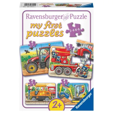 Puzzle 4w1 W pracy Ravensburger