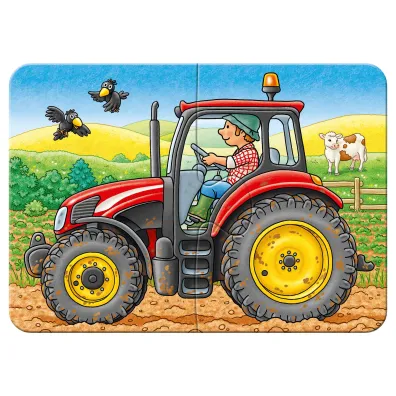Puzzle 4w1 W pracy Ravensburger
