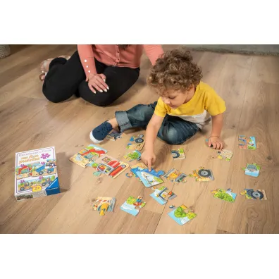 Puzzle 4w1 W pracy Ravensburger