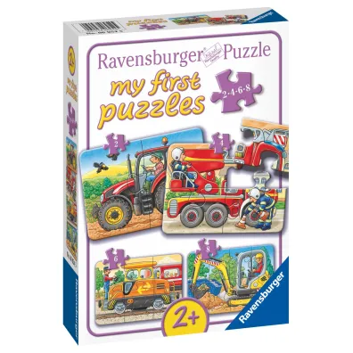 Puzzle 4w1 W pracy Ravensburger