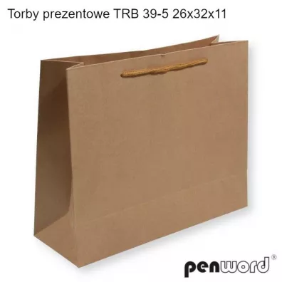 Penword Torebka prezentowa craft 26x32x11cm